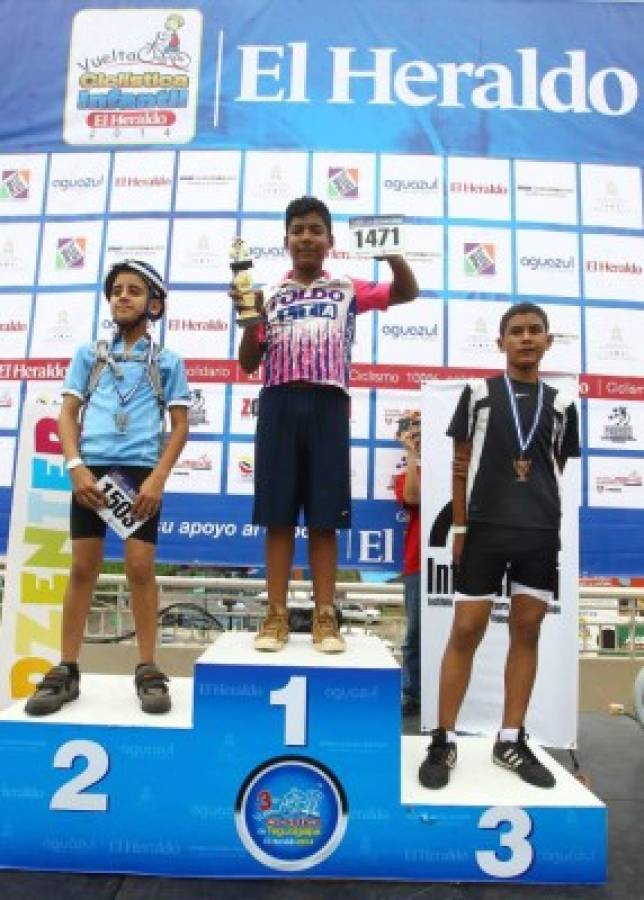 ¡Vivan los ganadores¡ de la Vuelta Ciclística Infantil