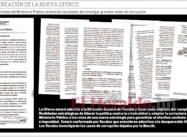 La Ufecic asumía de forma exclusiva los casos que hubiesen sido seleccionados por la Maccih y tenía competencia del fiscal general del Estado.