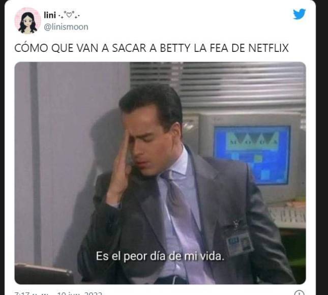 “Yo soy Betty, la fea” salió del catálogo de Netflix y las redes estallan con memes