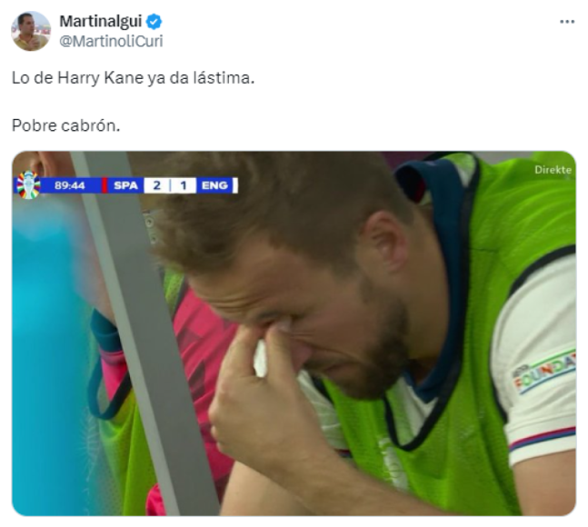 Los mejores memes que dejó final de Eurocopa, Kane es la víctima