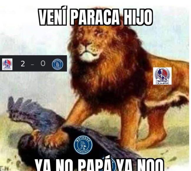 Los mejores memes que dejó el triunfo de Olimpia sobre Motagua