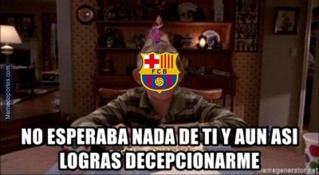 Los memes que dejó la caída del Barcelona en su propia casa