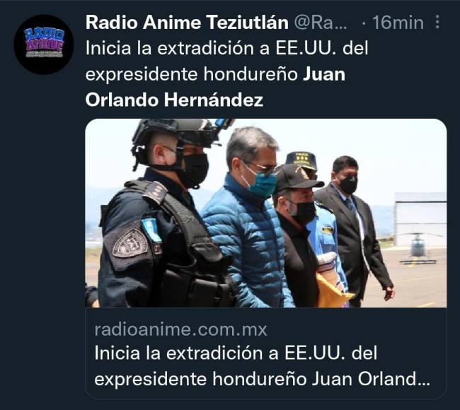 Así informó el mundo sobre la extradición de Juan Orlando Hernández a EEUU