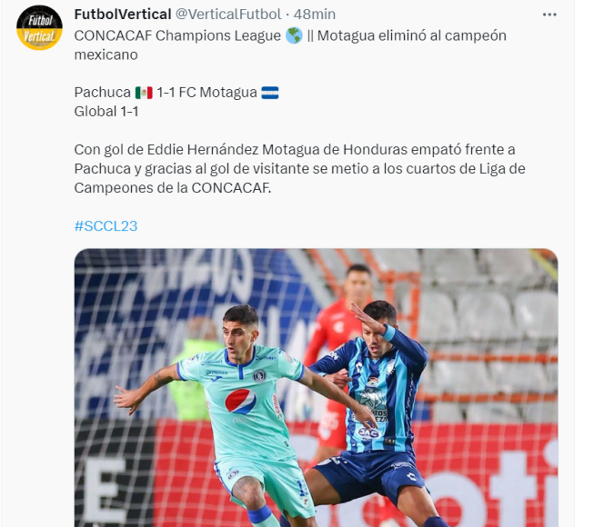 Prensa mexicana explota contra Pachuca por caer derrotado ante Motagua