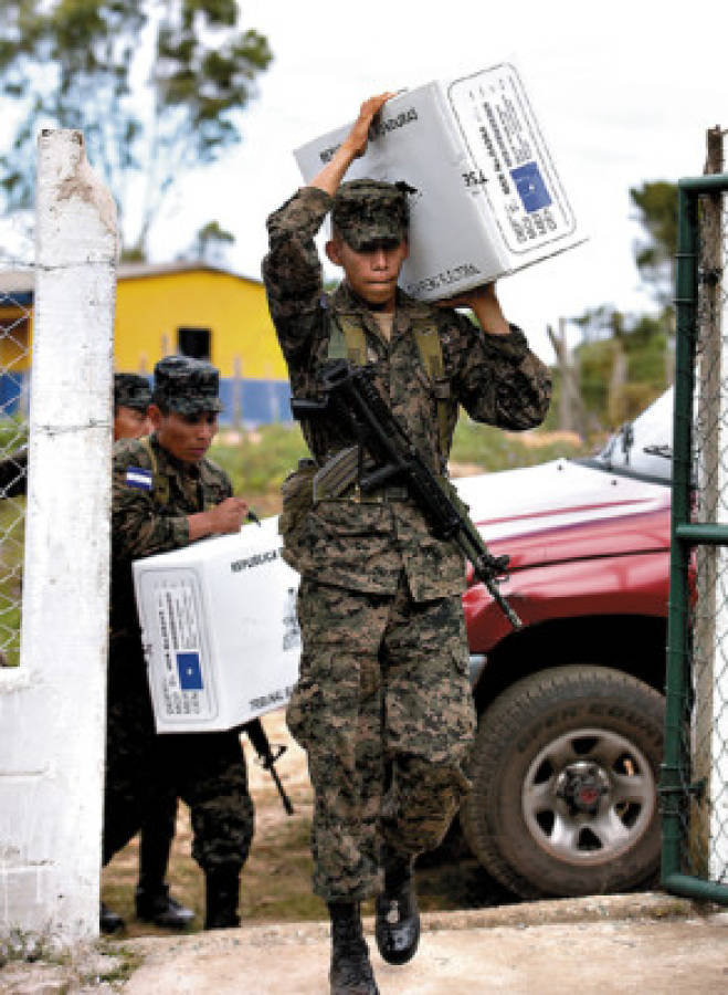 Material electoral se entregó en el tiempo programado