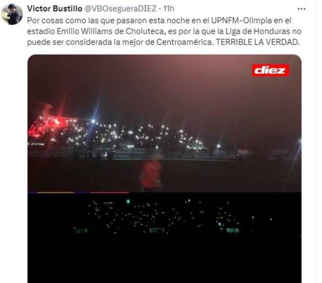 Periodistas hondureños “explotan” tras lo ocurrido en el UPNFM-Olimpia: “Vergüenza”