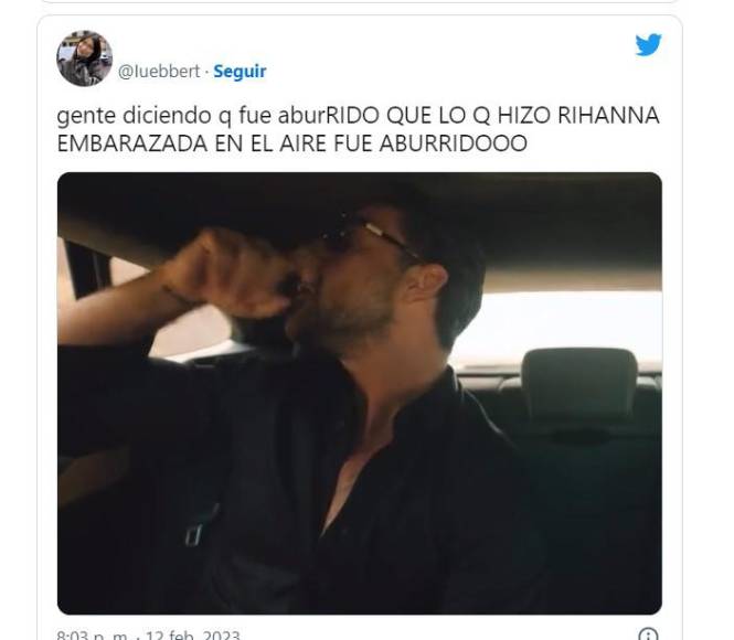 Los mejores memes que dejó el embarazo de Rihanna en el Super Bowl