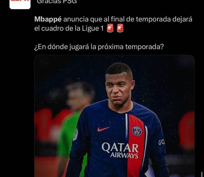 Mbappé se despide del PSG: Lo que dicen los grandes medios y periodistas