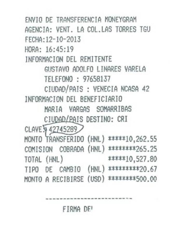 Modelos de Costa Rica recibieron dinero del IHSS