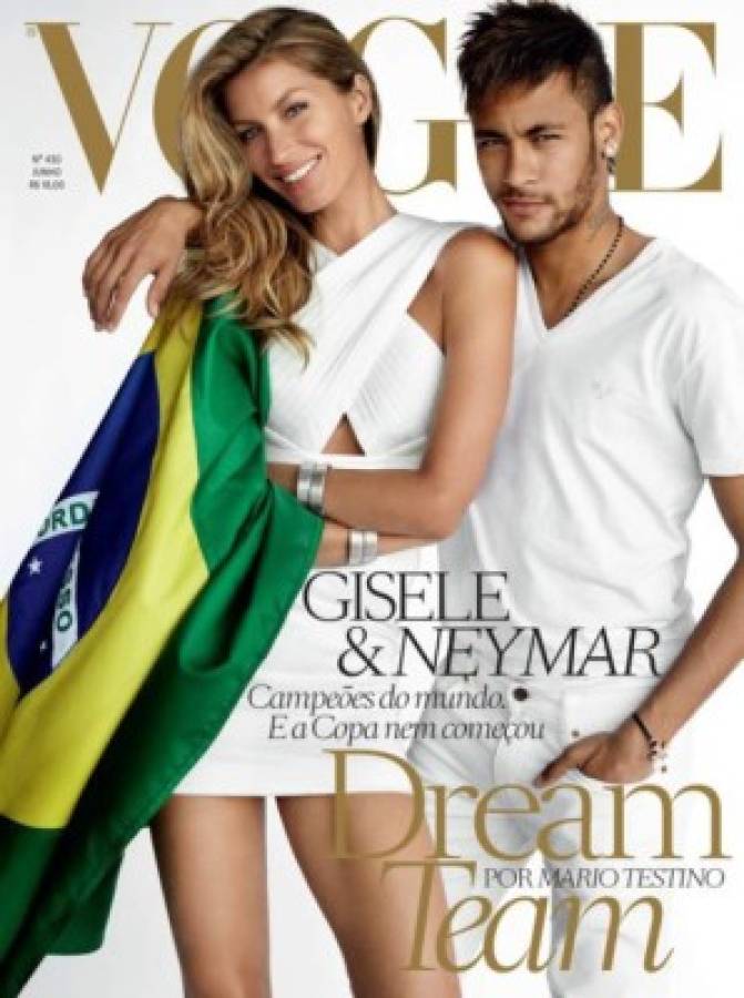 Gisele y Neymar en Vogue brasil