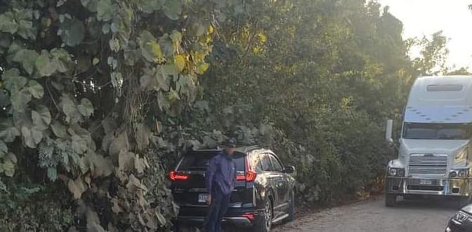 El dantesco hallazgo de un cadáver en la cajuela de un carro en Olanchito