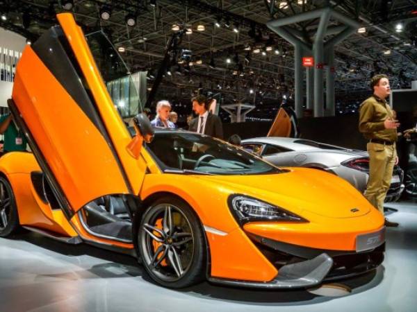 El McLaren 570S Coupé es uno de los deportivos más esperados de la cita norteamericana.