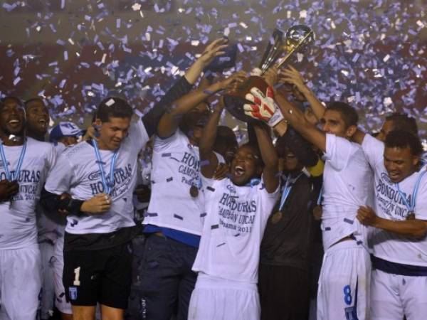 Los catrachos ganaron la Copa Centroamericana por última vez en el 2011. Foto AFP.