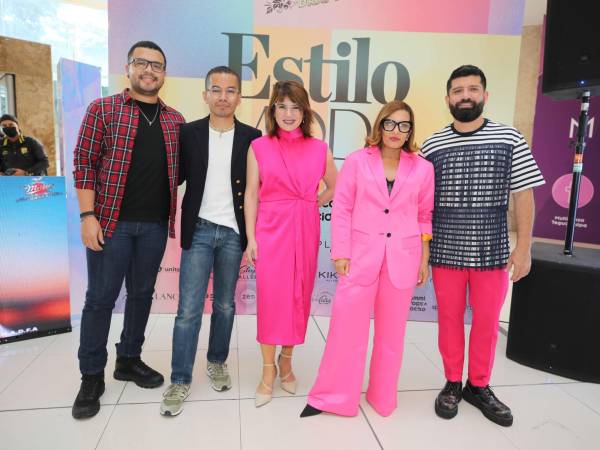 Luis Barahona, Tirso Rubio, Gladys González, Blanca Bendeck y Jerry Cárcamo.