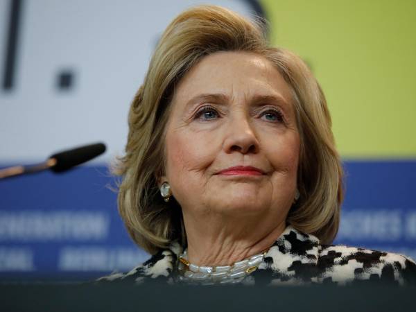 La exsecretaria del Departamento de Estado de Estados Unidos, Hillary Clinton.