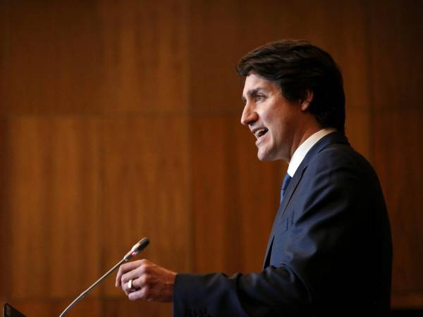 El primer ministro de Canadá, Justin Trudeau.