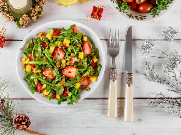 Las ensaladas son excelentes digestivos para las fuertes comidas de las fiestas.