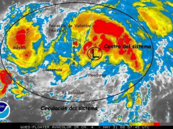 Imagen de Arthur, según el servicio de la NOAA estadounidense.