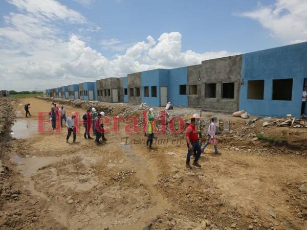 La Residencial Hernández, en Balcanes, Choluteca, va muy avanzada.