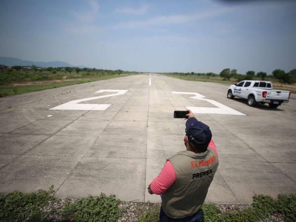 El aeródromo de Choluteca es uno de los cinco construido o remodelado por los militares.