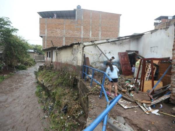 En temporada de lluvia el barrio Morazán es uno de los afectados. Foto: EL HERALDO.