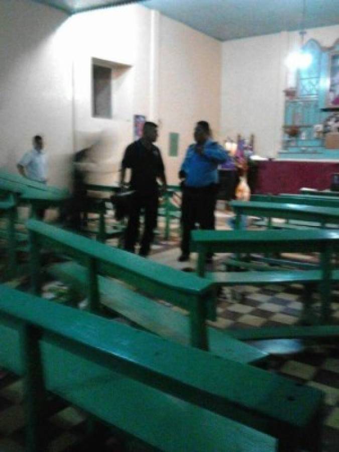 Hombre ingresa a iglesia de Choluteca y desata su furia