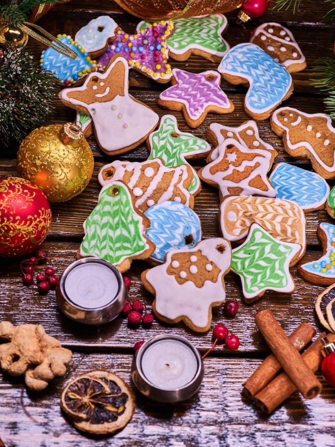 Hornea sabrosas galletitas con los más pequeños de la casa