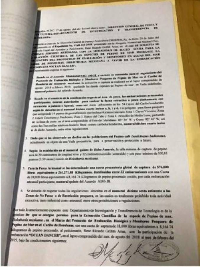 Otra parte de la documentación a la que diario EL HERALDO tuvo el accesos.