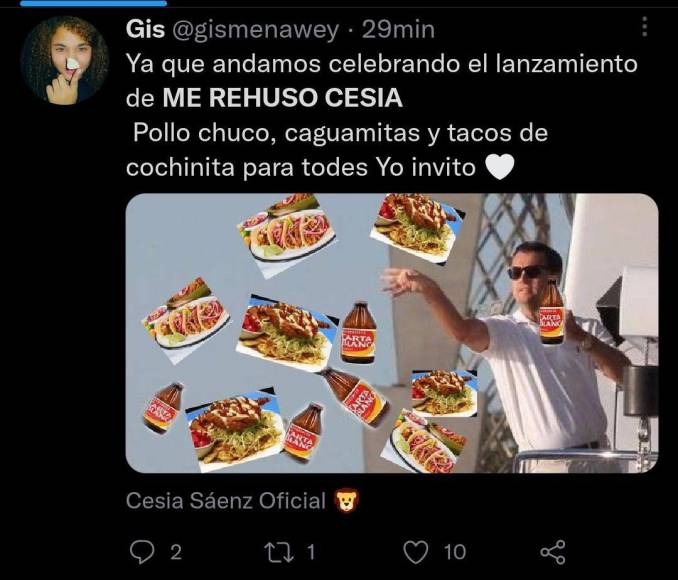 ¡Una locura! Fans de Cesia Sáenz comparten memes tras estreno del sencillo “Me rehúso”