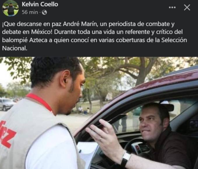 Prensa mexicana lamenta el fallecimiento de André Marín a sus 52 años de edad