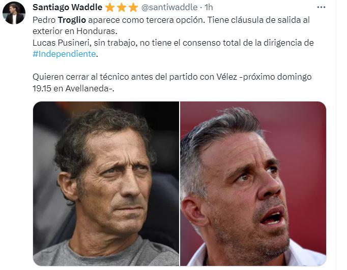 ”El contacto fue positivo”: opiniones divididas entre prensa argentina y afición de Independiente por posible llegada de Troglio