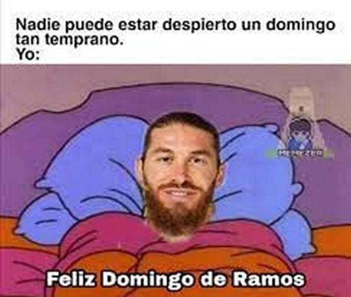 Sergio de Ramos, gran protagonista de memes en Domingo de Ramos