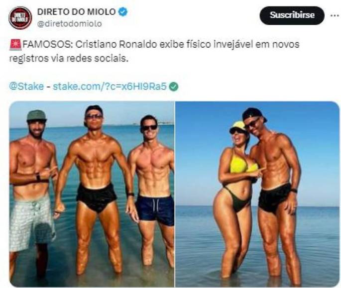 Cristiano Ronaldo disfruta de sus lujosas vacaciones con Georgina Rodríguez y su familia