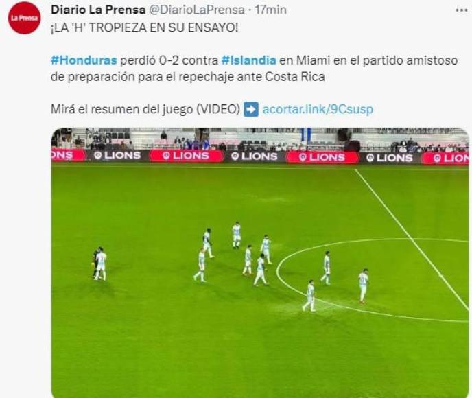 Lo que dicen los periodistas tras derrota de Honduras ante Islandia