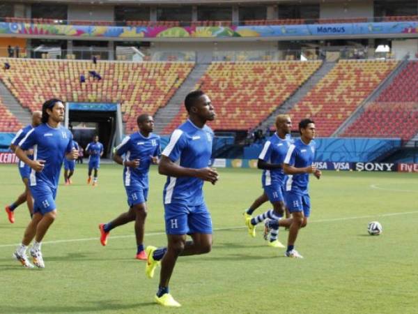 Los seleccionados realizaron el entrenamiento en el Arena Amazonia de Manaos.