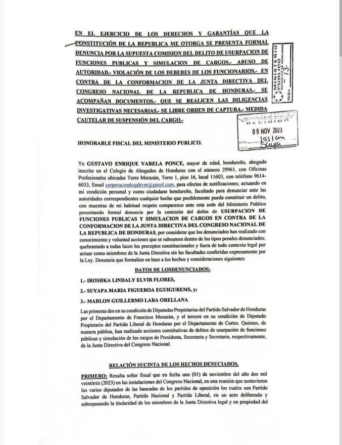 Nasralla sobre marcha: “Quienes no se sumen, no les importa el país”