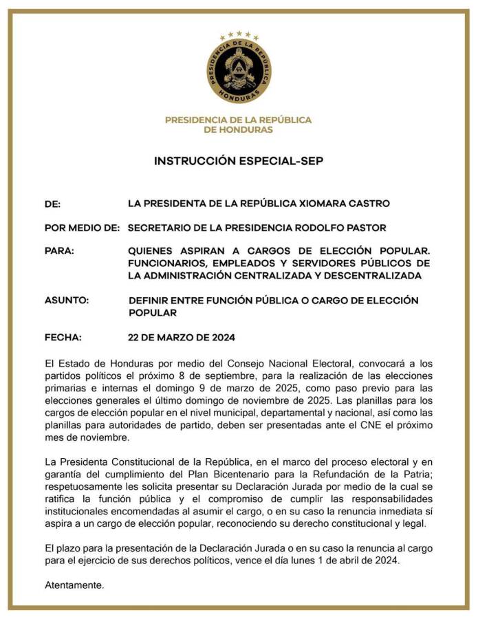 ¿Puede Rixi Moncada asumir su cargo como ministra de Defensa y aspirar a la presidencia?