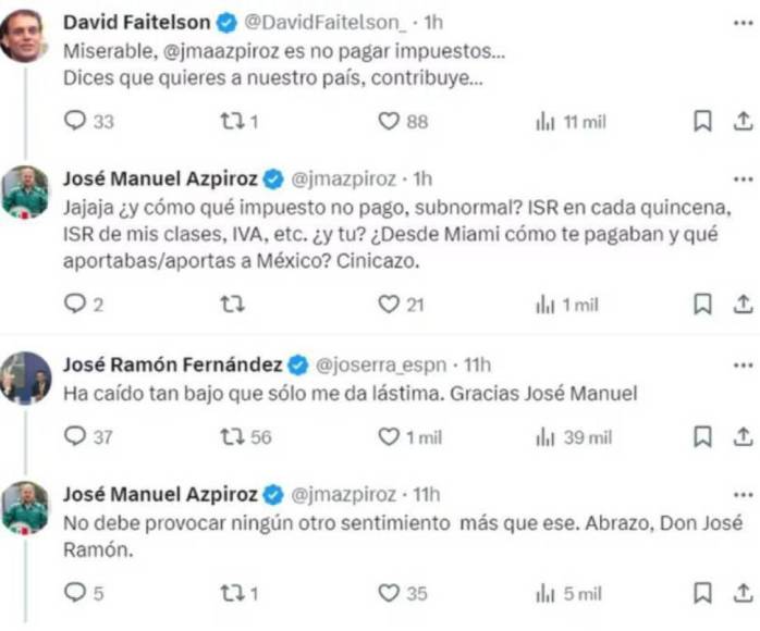 Se terminó la amistad: David Faitelson y José Ramón Fernández se dicen de todo: “Me da lástima”