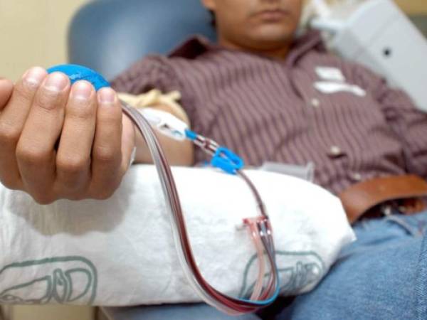 Estudiantes de la UNA atendieron el llamado y asistieron a donar sangre.