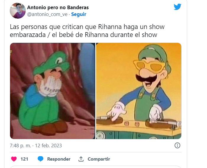 Los mejores memes que dejó el embarazo de Rihanna en el Super Bowl