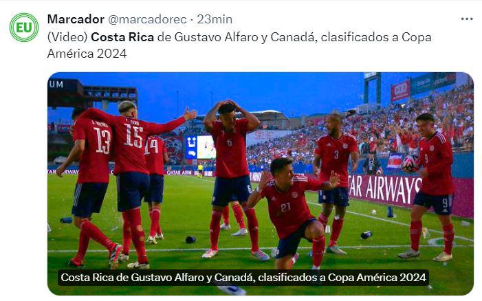 ”Papá a la Copa América”: Prensa tica destaca triunfo de Costa Rica sobre Honduras