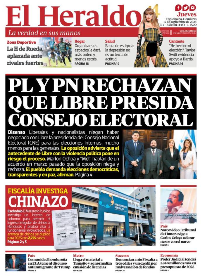 PL y PN rechazan que Libre presida Consejo Nacional Electoral