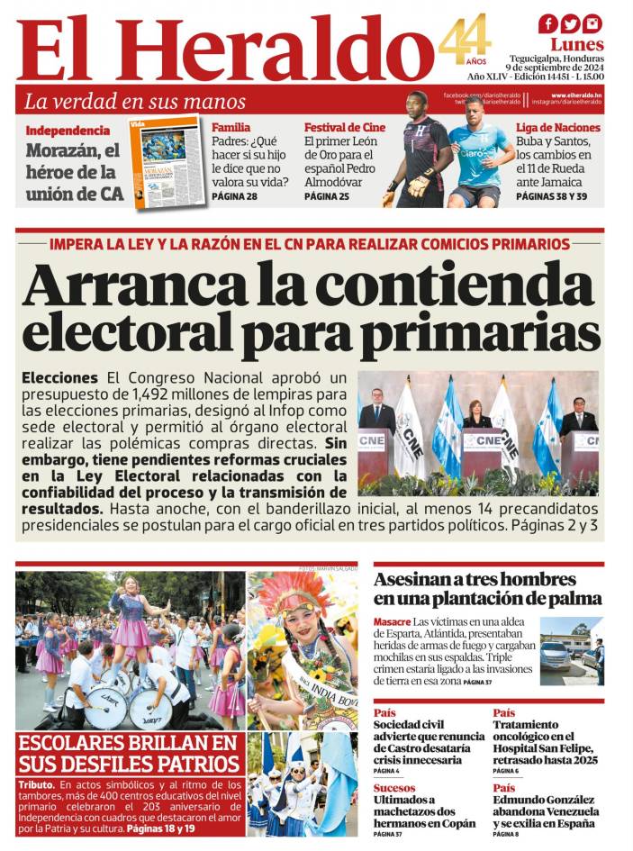 Arranca la contienda electoral para primarias