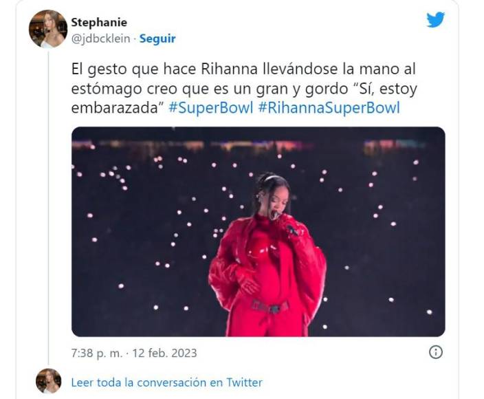 Los mejores memes que dejó el embarazo de Rihanna en el Super Bowl