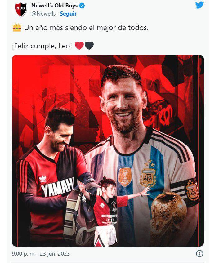 El impresionante homenaje en Rosario para celebrar el cumpleaños 36 de Messi