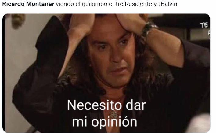 Los divertidos memes tras el mensaje de Ricardo Montaner por la tiradera de Residente a J Balvin