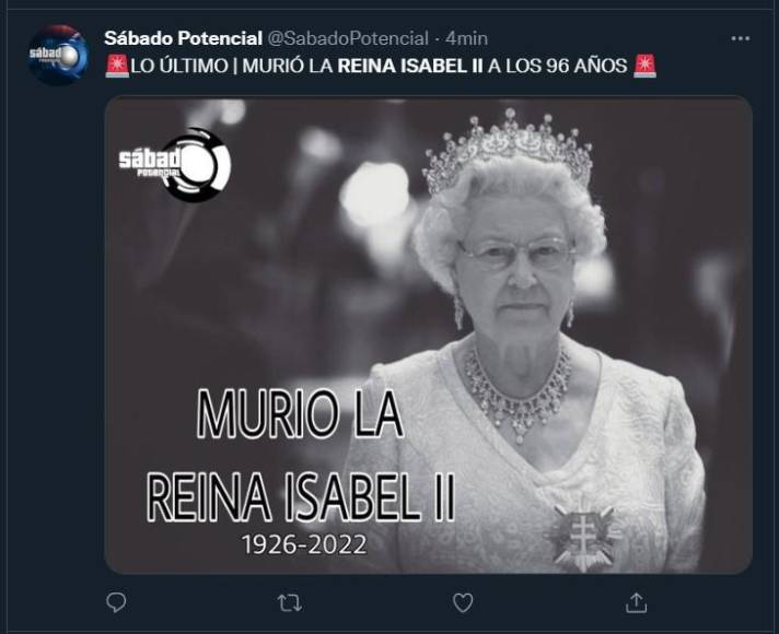 Así informó el mundo la muerte de la reina Isabel II