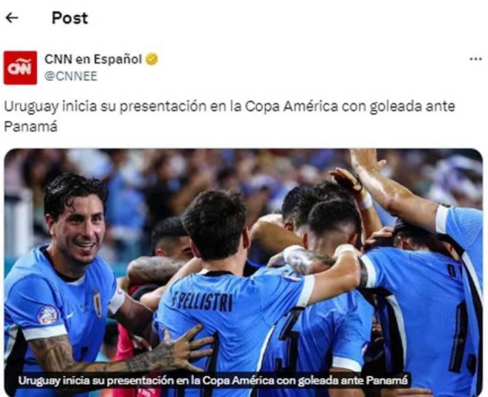 Mucho dolor en prensa de Panamá tras derrota ante Uruguay en Copa América