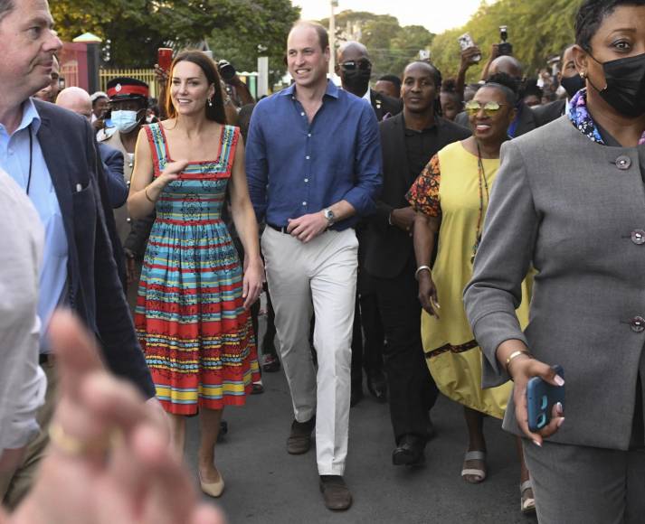 Los “guiños” de vestuario de Kate Middleton durante su viaje por el Caribe