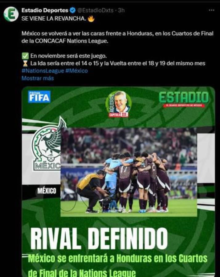 David Faitelson manda dardo tras victoria de México ante USA: “Tiene más fútbol que Honduras”